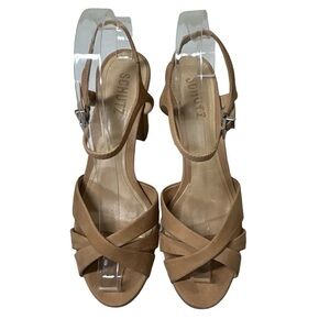 Schultz Platform Sandals, Size 7.5